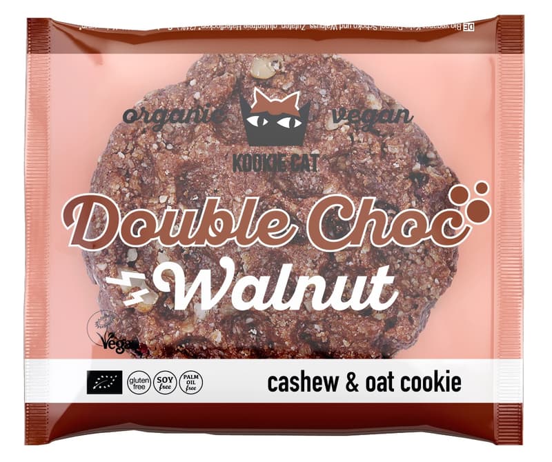 Kookie Cat BIO Double Choc and Walnut vegan