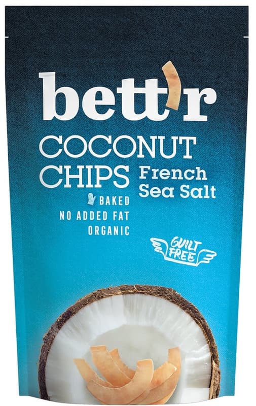 Bett'r BIO Coconut Chips with French Sea Salt
