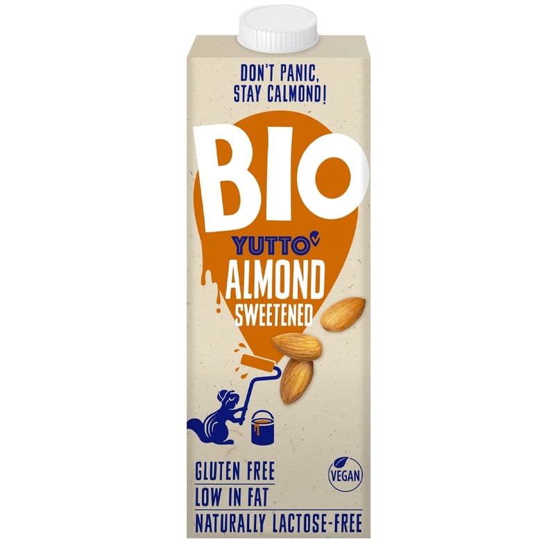 PRICE LID Yutto BIO sweetened almond drink