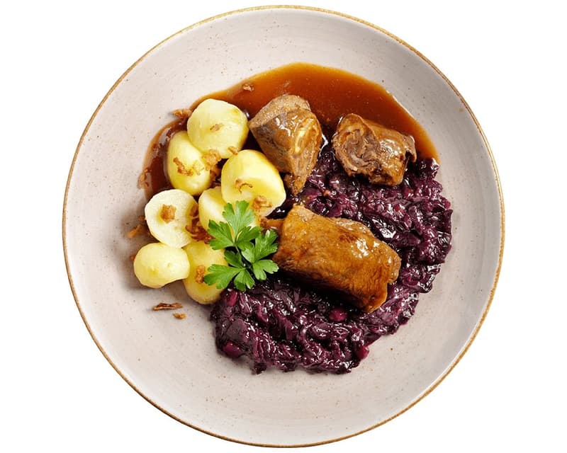 HOFMANNs 2 Rinderrouladen - mit kleinen Holzspießen handgesteckt - (tiefgekühlt)