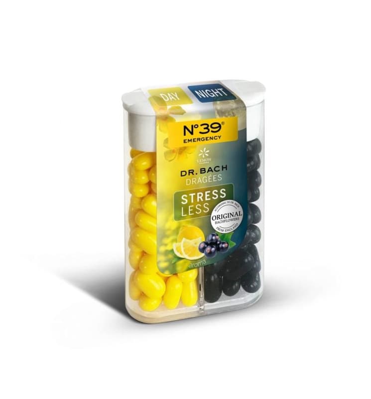Bach Flowers Dr. Bach Dragees No. 39 Emergency Day & Night Stressless