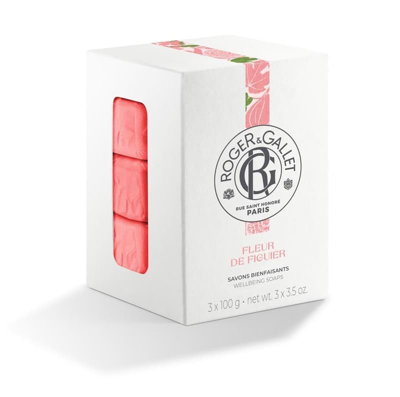 ROGER & GALLET FLEUR DE FIGUIER Wellbeing Soap Box 3x100g