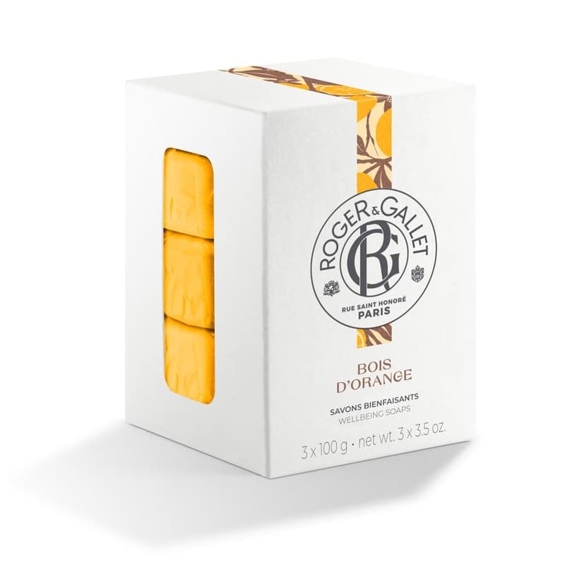 Roger & Gallet BOIS D'ORANGE Wellbeing Soap Box 3x100g