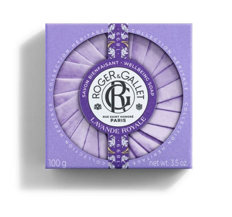 Roger & Gallet HERITAGE LAVANDE ROYALE Wellbeing Soap 100g