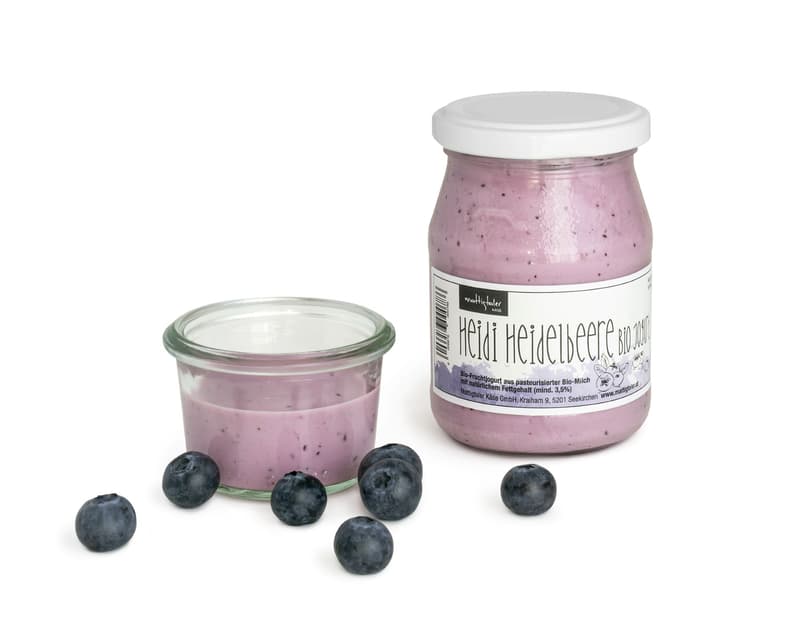 Mattigtaler BIO Heidi Heidelbeer Jogurt Mehrwegglas