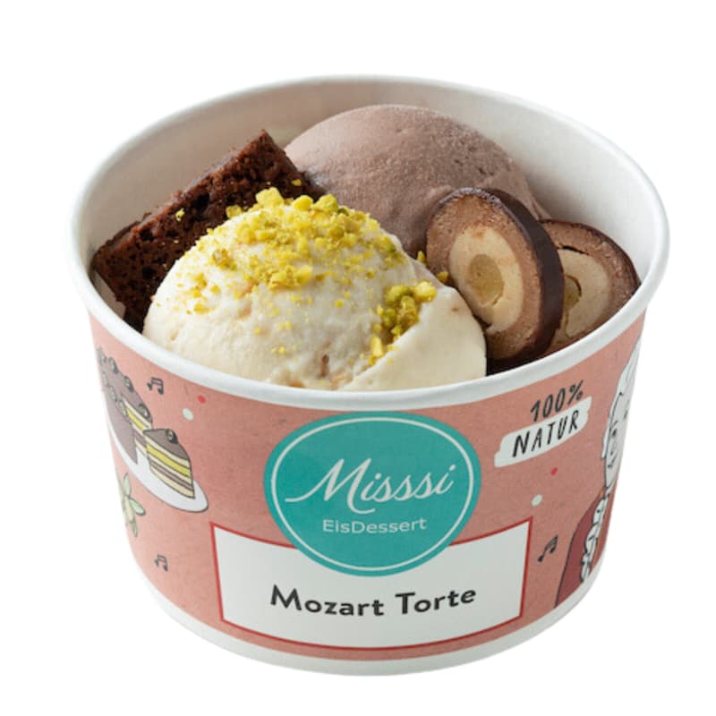 Misssi Alpeneis EisDessert Mozart Torte (tiefgekühlt)