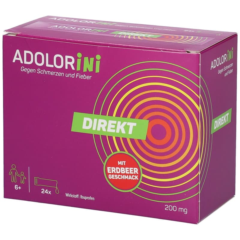 Adolorini Direkt Suspension 200mg 24 Stück