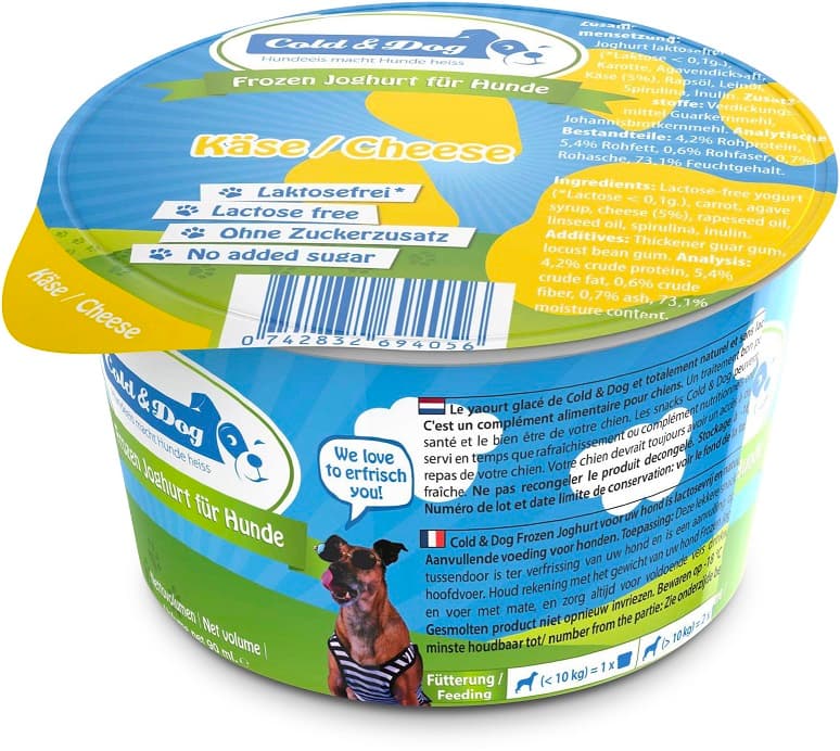 Cold & Dog Frozen Joghurt Käse & Karotten (tiefgekühlt)