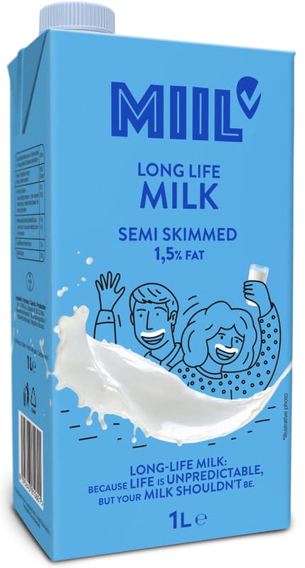 Miil Milk semi skimmed 1,5% fat