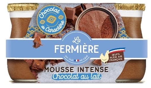 La Fermiere Milchschokoladen-Mousse 2x70g