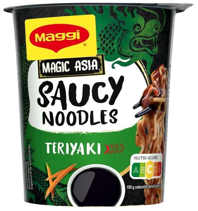 Maggi Magic Asia Saucy Noodles Teriyaki Cup Fertiggericht