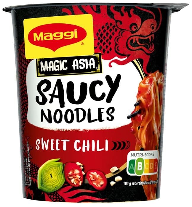 Maggi Magic Asia Saucy Noodles Sweet Chili Cup Fertiggericht