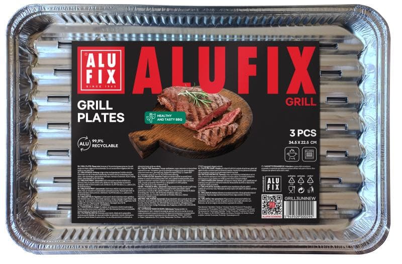Alufix Grillschalen eckig