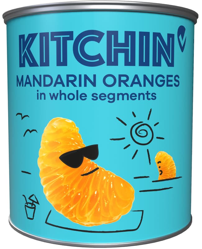 Mandarin oranges, water, sugar, acidy regulator: citric acid