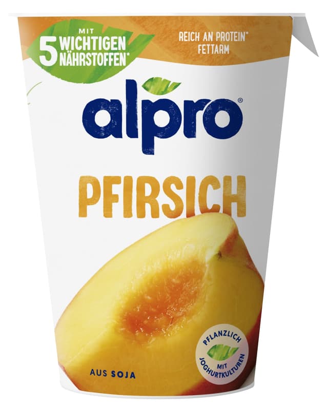 Alpro® Joghurtalternative auf Sojabasis Pfirsich