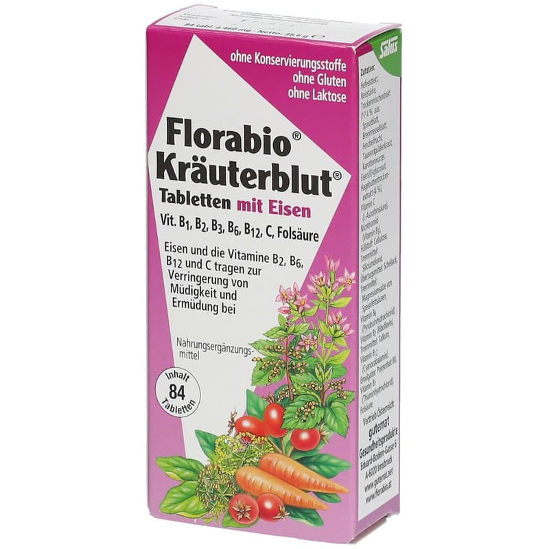 Florabio Kräuterblut Tabletten