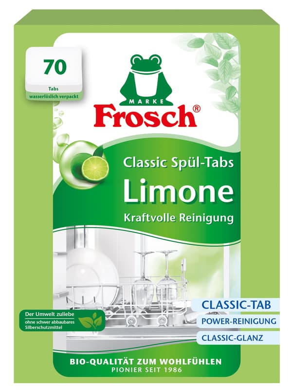 Frosch Classic Spül-Tabs Limone 70er