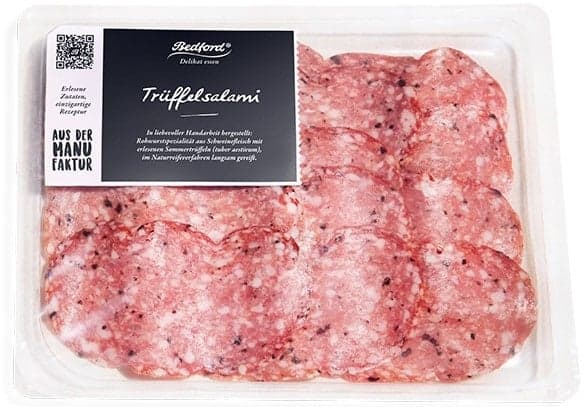 Bedford Trüffelsalami geschnitten