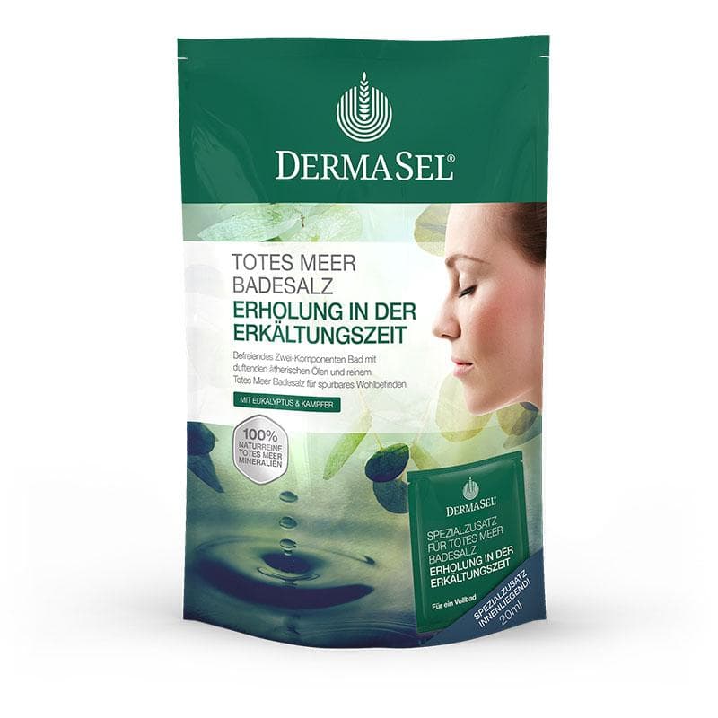 Dermasel Totes Meer Erholung in der Erkältungszeit Badesalz