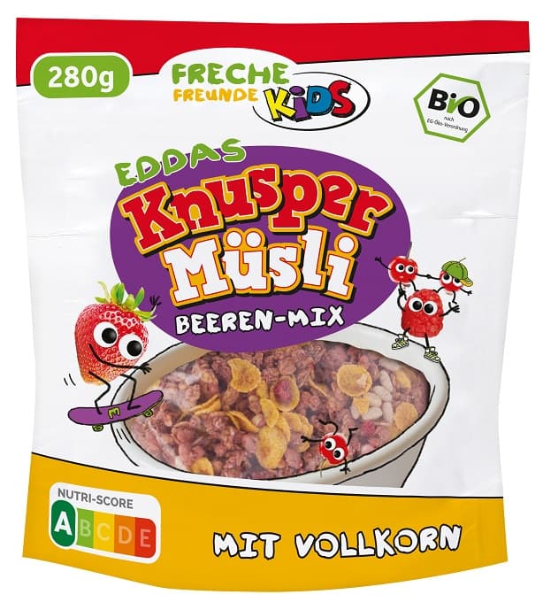 Freche Freunde Bio Eddas Knusper Müsli - Beeren-Mix