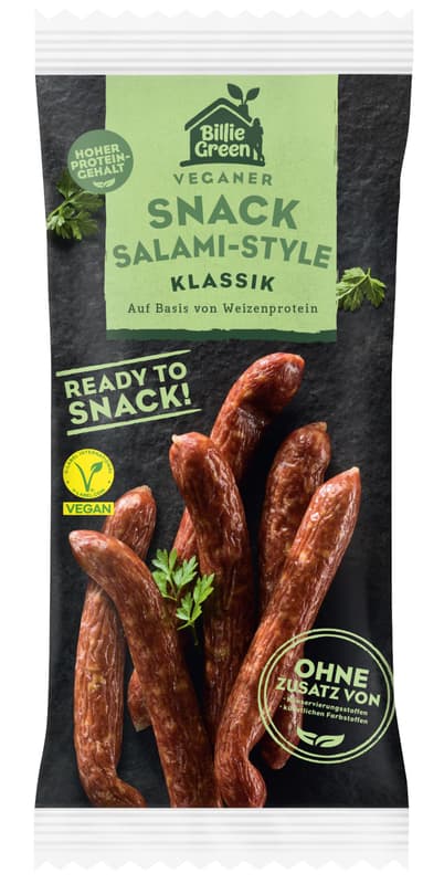 Billie Green Vegane Salami Snack Klassik