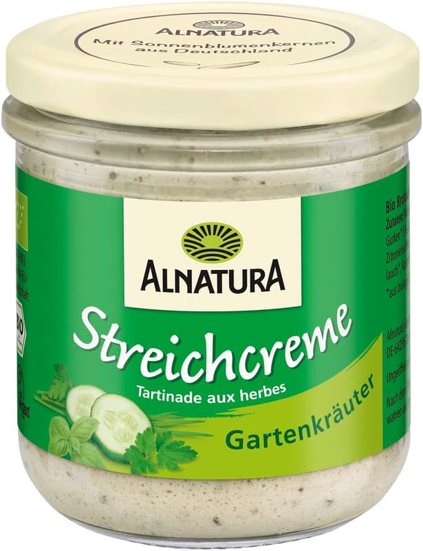 Alnatura BIO Streichcreme Gartenkräuter Gurke