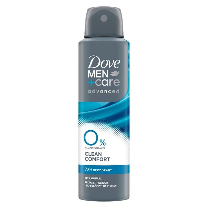 Dove Men+Care Deo-Spray mit Zink-Komplex Clean Comfort 0% Aluminiumsalze