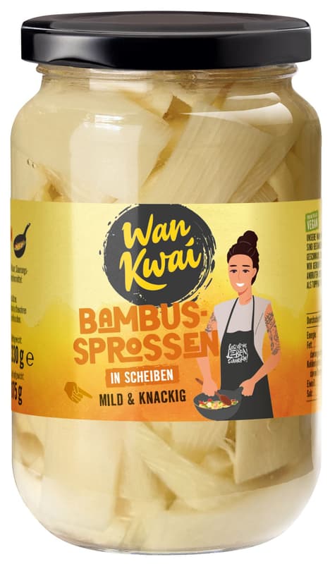 WAN KWAI Bambussprossen in Scheiben