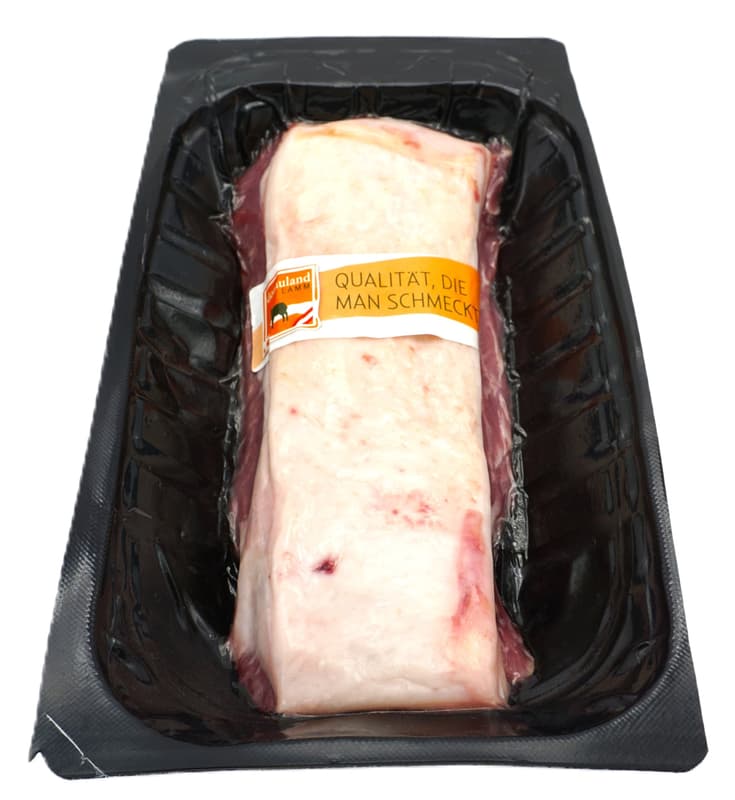 Boneless saddle of lamb