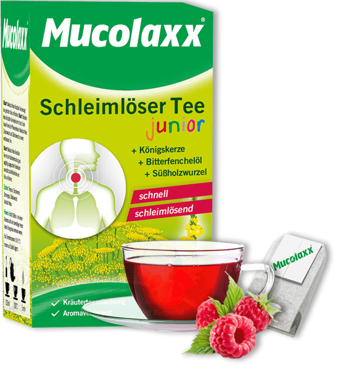 Mucolaxx® Schleimlöser Tee junior – für Kinder ab 1 Jahr