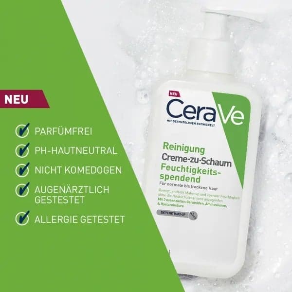 CeraVe Creme-zu-Schaum Reinigung