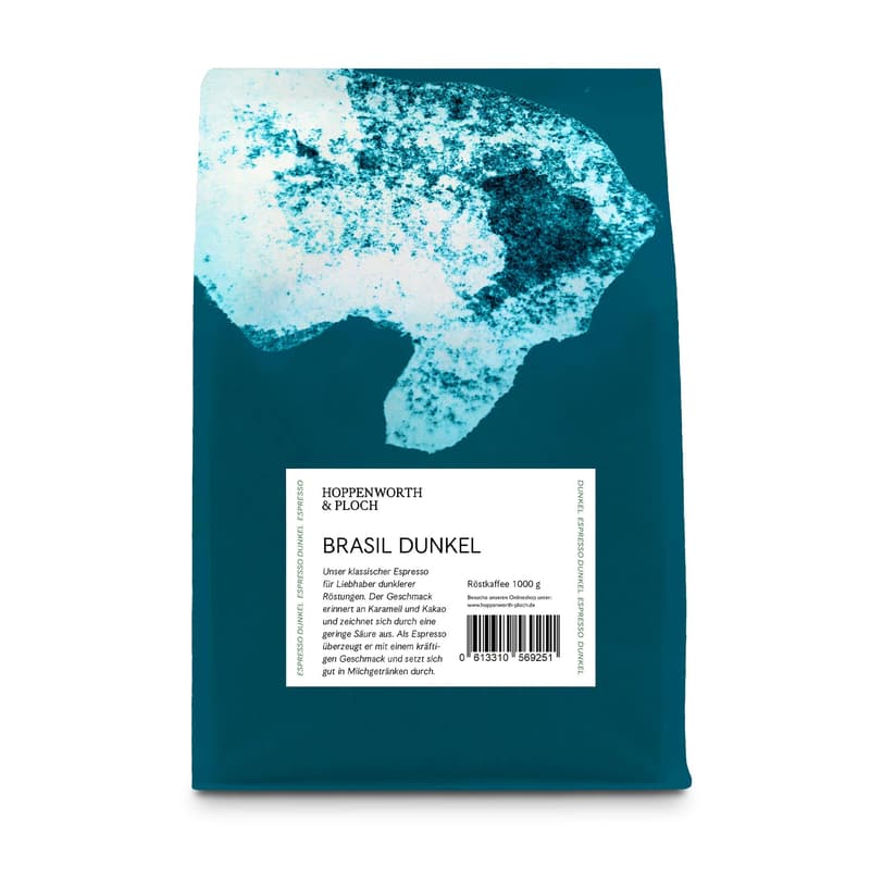 Hoppenworth & Ploch Brasil Espresso dunkel ganze Bohne