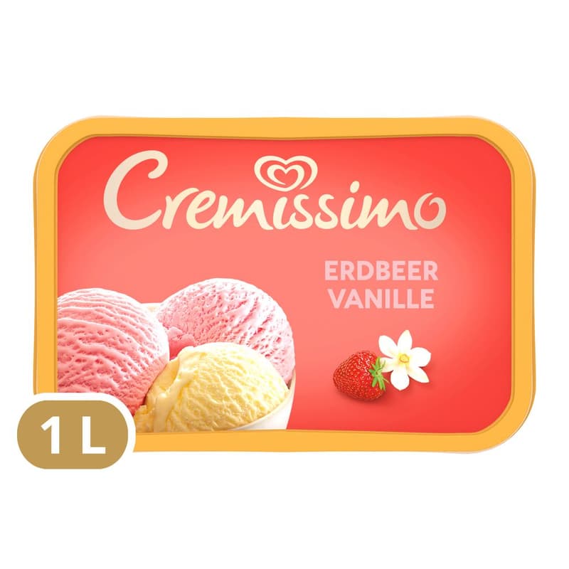 Cremissimo Erdbeer Vanille (tiefgekühlt)