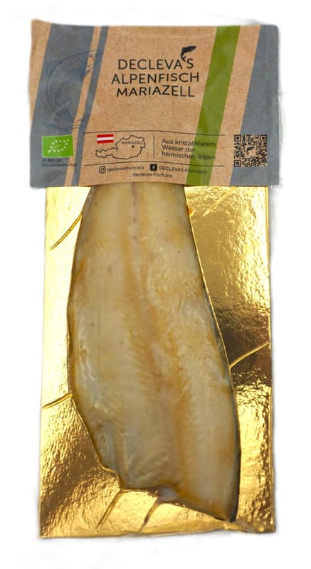 Mariazeller Alpenfisch BIO Bachsaiblingsfilet geräuchert