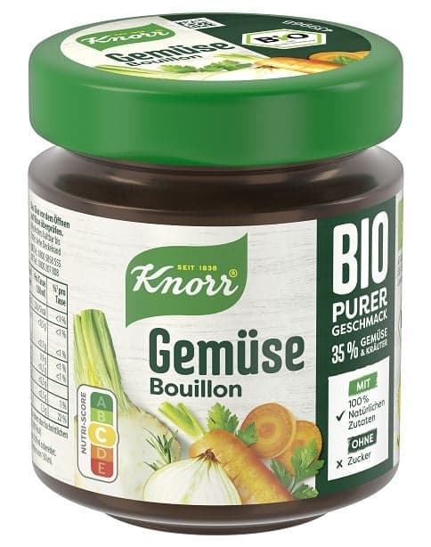 Knorr BIO Bouillon Gemüse Glas
