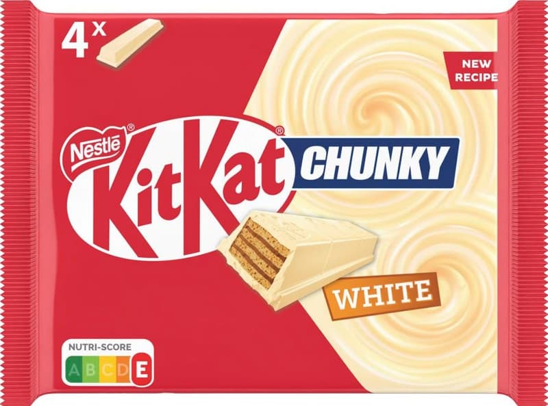 KitKat Chunky White Schokoriegel 4er Multipack