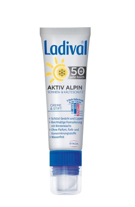 Ladival® Aktiv Sonnen- & Kälteschutz Creme & Stift LSF 50+