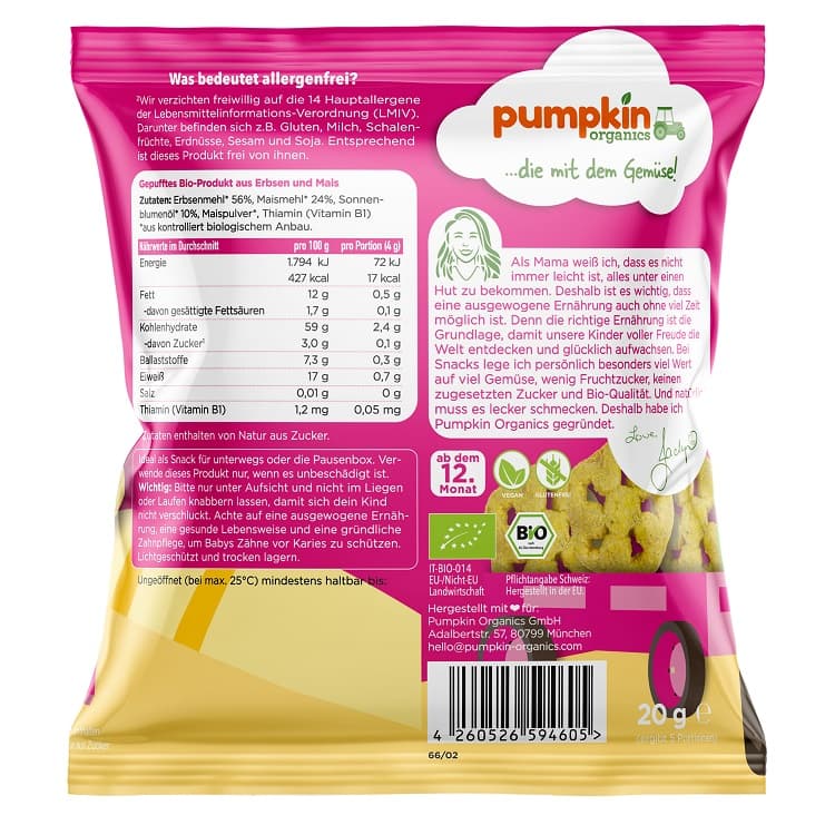 Pumpkin Organics - Bio Gemüse Traktorräder