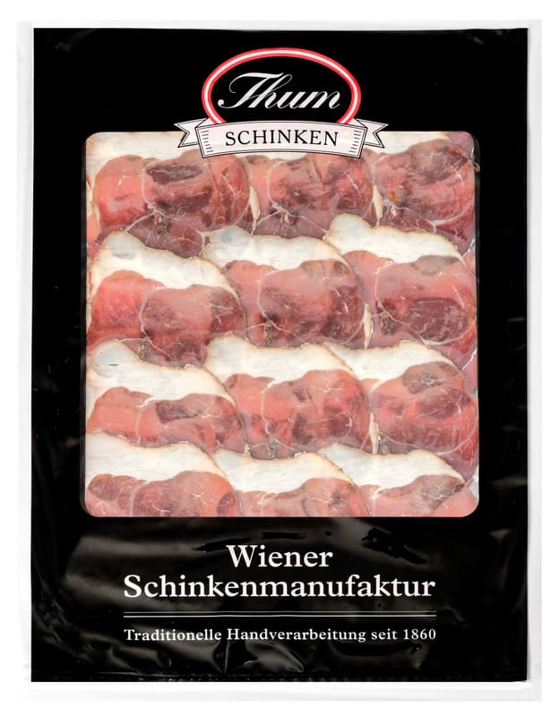 Thum BIO Mangalitza Rohschinken geschnitten