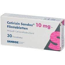 Cetirizin Sandoz 10 mg