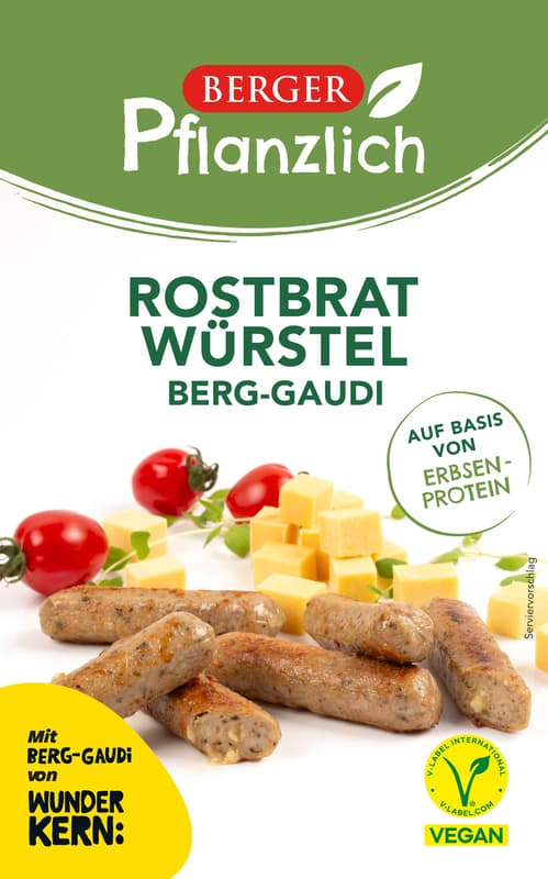 Berger Vegane Rostbratwürstel Berg-Gaudi