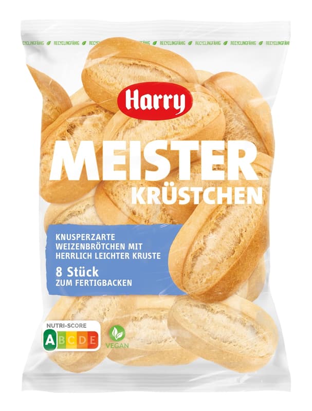 Harry Meister Krüstchen 8er Aufbackbrötchen
