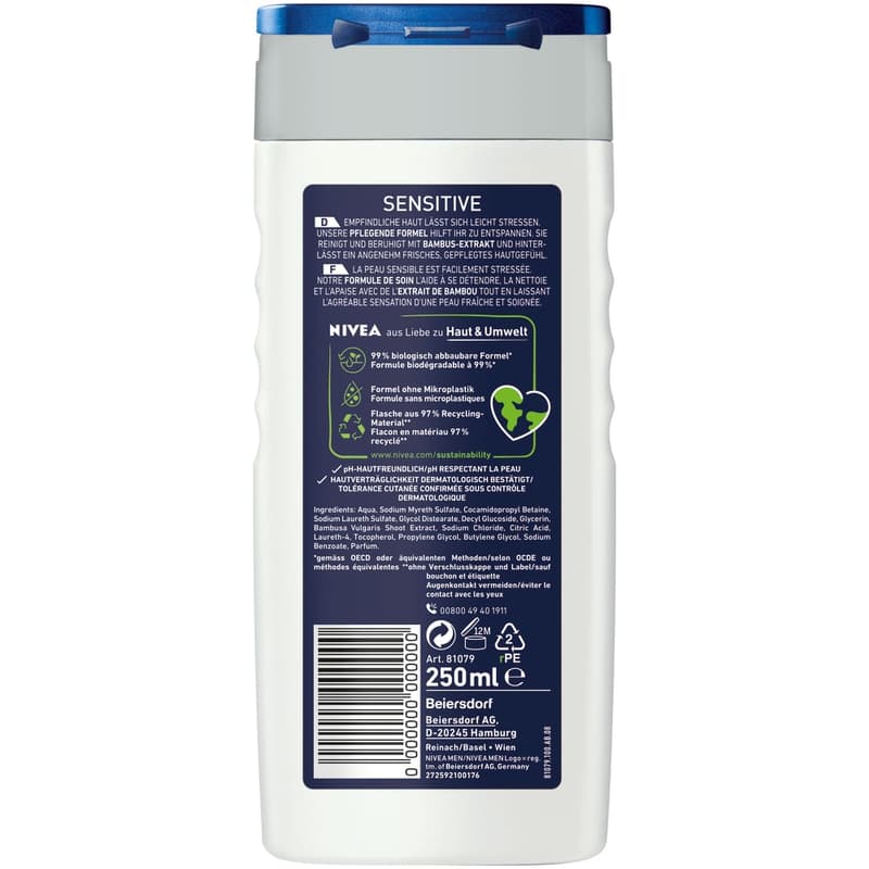 Nivea MEN Pflegedusche Sensitive