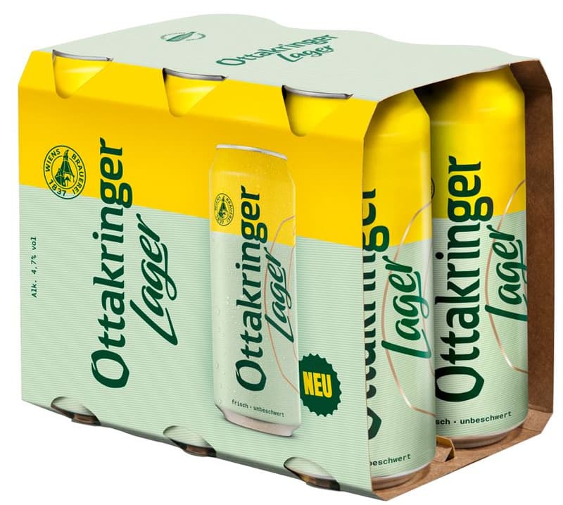 Ottakringer Lager 6x500ml (EinwegPFAND) - gekühlt