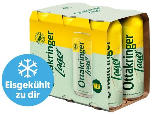 Ottakringer Lager 6x500ml (EinwegPFAND) - gekühlt