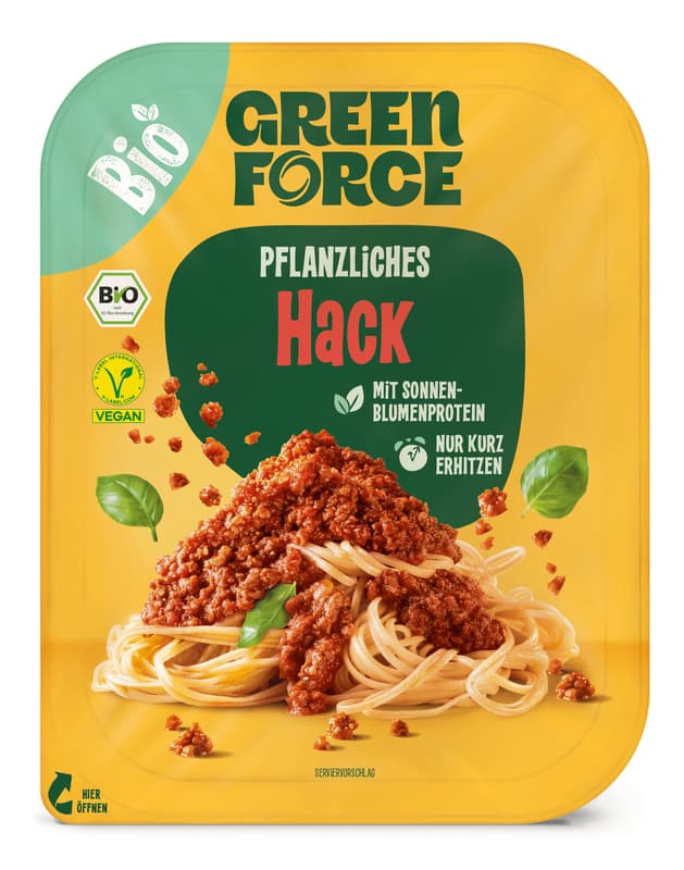 GREENFORCE Frisches BIO Hack VEGAN
