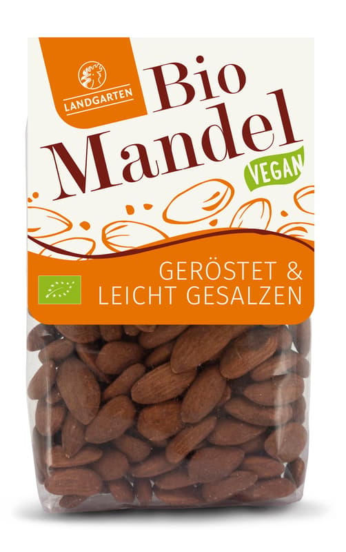 Landgarten BIO Mandeln Geröstet & Gesalzen