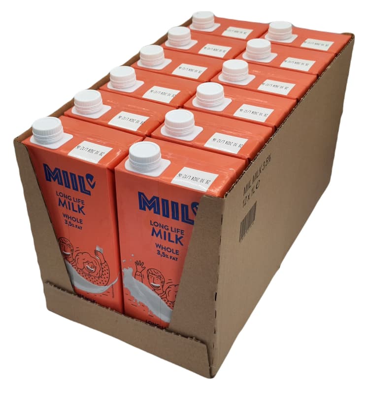 Miil haltbare Vollmilch 3,5% 12er Pack