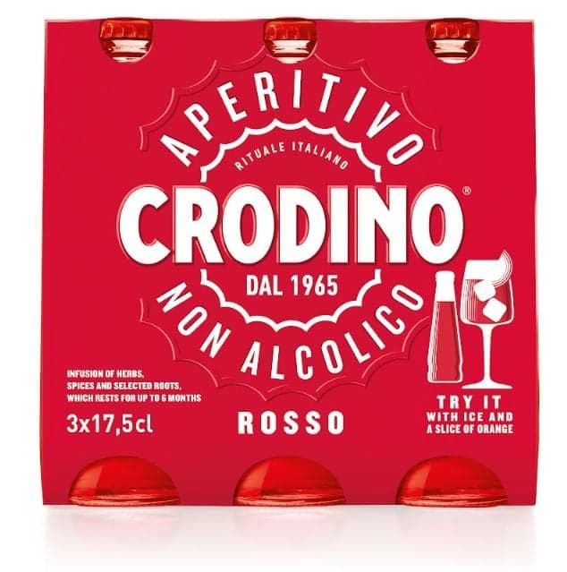 Crodino Rosso Aperitif 3x175ml