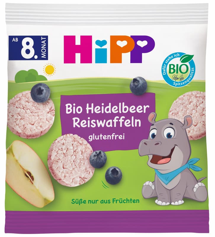 HiPP BIO Heidelbeer Reiswaffeln